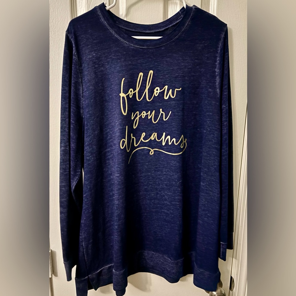 Lane Bryant Navy Shirt